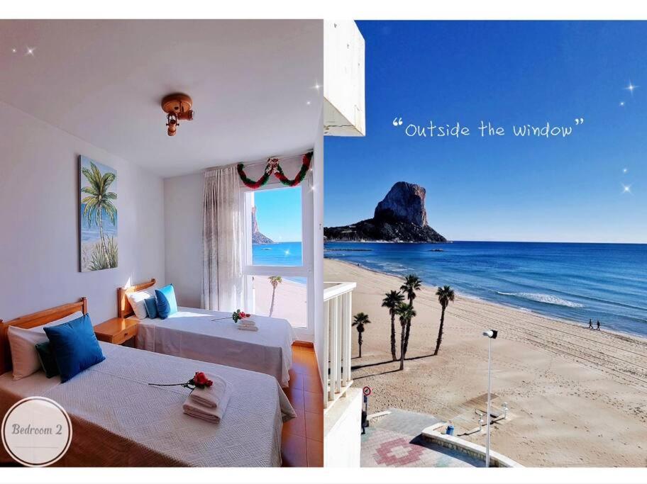 Calpe - Super Primera Linea De Playa - 3 Dormitorios Exterior foto